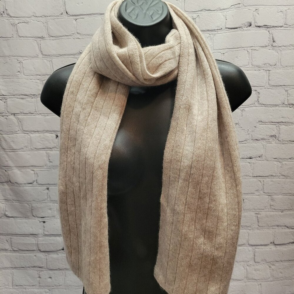 Charter Club Ribbed 100% Cashmere Scarf
